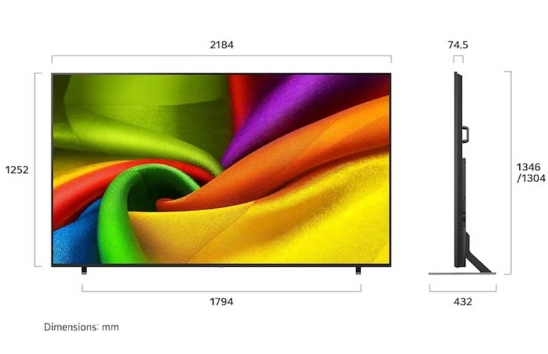 Smart Tivi LG AI 4K 98 inch 98NU855BPSB
